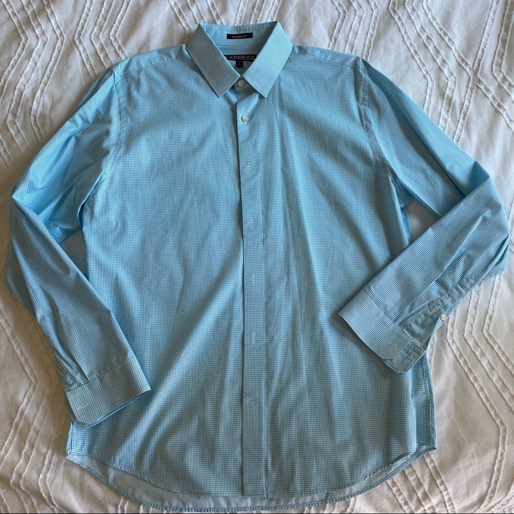 Express Modern fit button down shirt